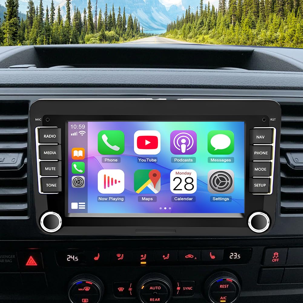 Android 13 Autoradio für VW Caravelle T6 2015-2020 mit kabellosem Carplay
