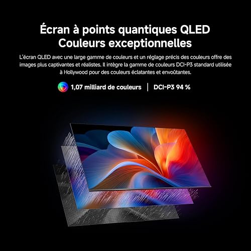 Xiaomi TV F Pro 75(190 cm), 4K UHD QLED, Smart TV, Fire OS8, Triple Tuner DVB-C/S/S2/T/T2,HDR10+, 60Hz mit 120Hz Game Boost Mode,MEMC,Sprachsteuerung mit Alexa,2GB+32GB,Kompatibel mit Apple AirPlay - 3