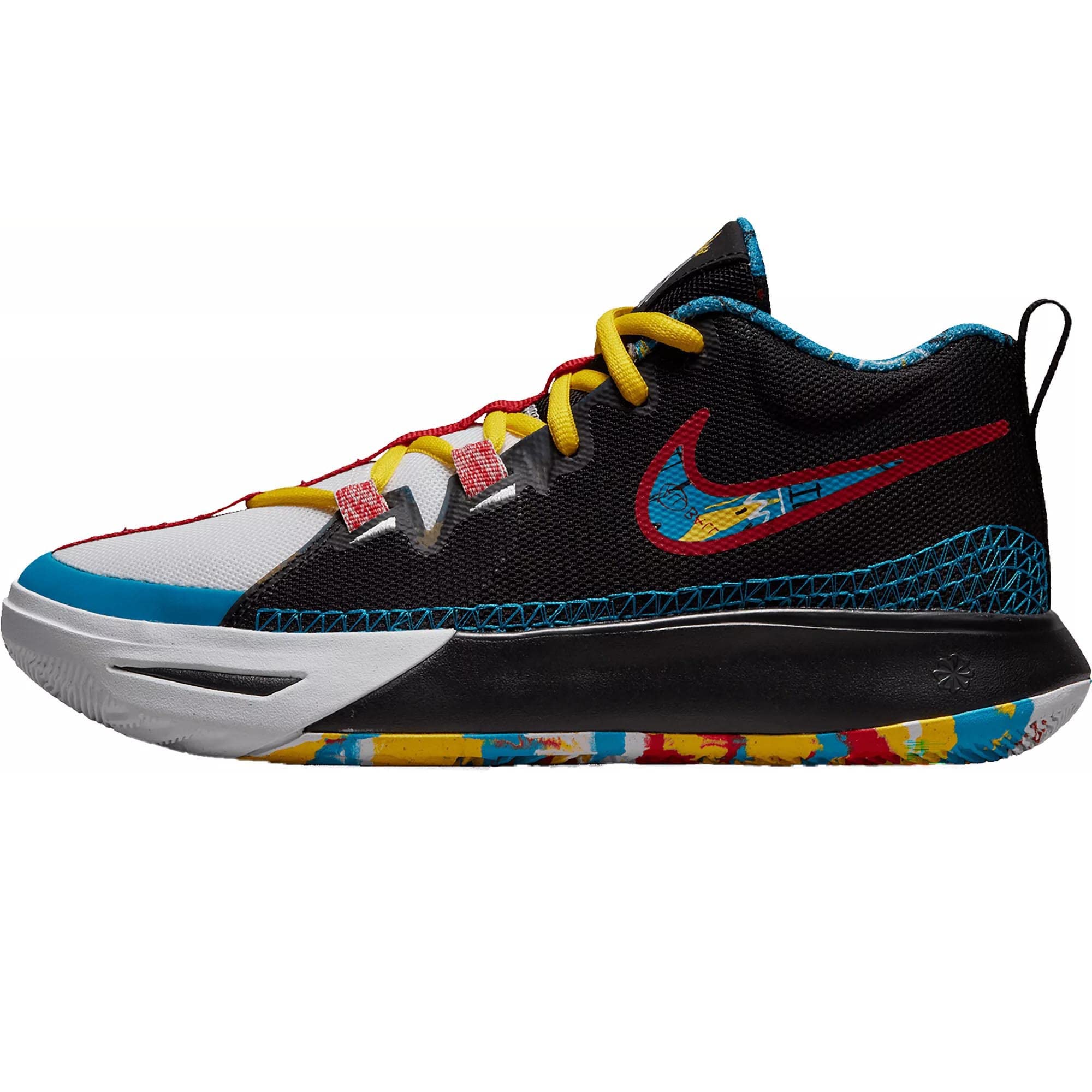 Nikekids Kyrie Flytrap Gs Basketball Shoe Black White Tour