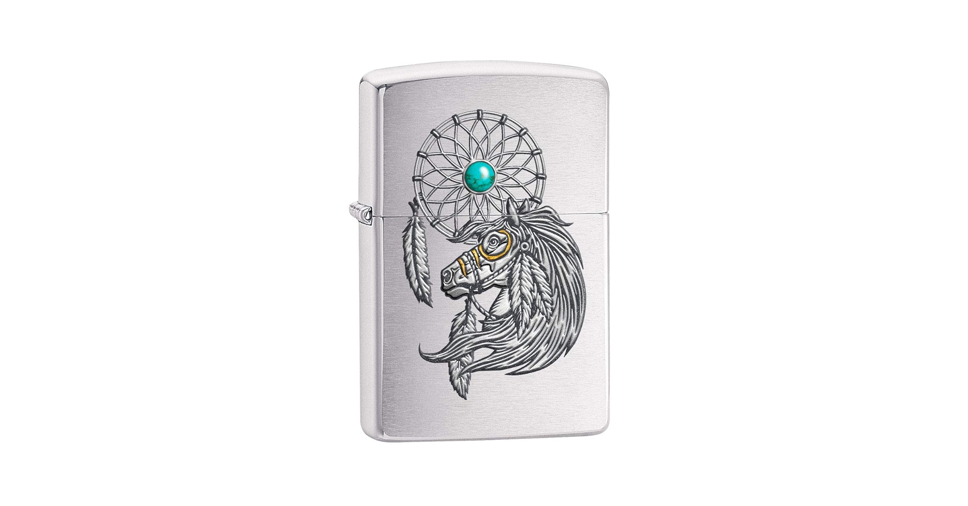 Amazon.com: Zippo Lighter: Native American Horse and