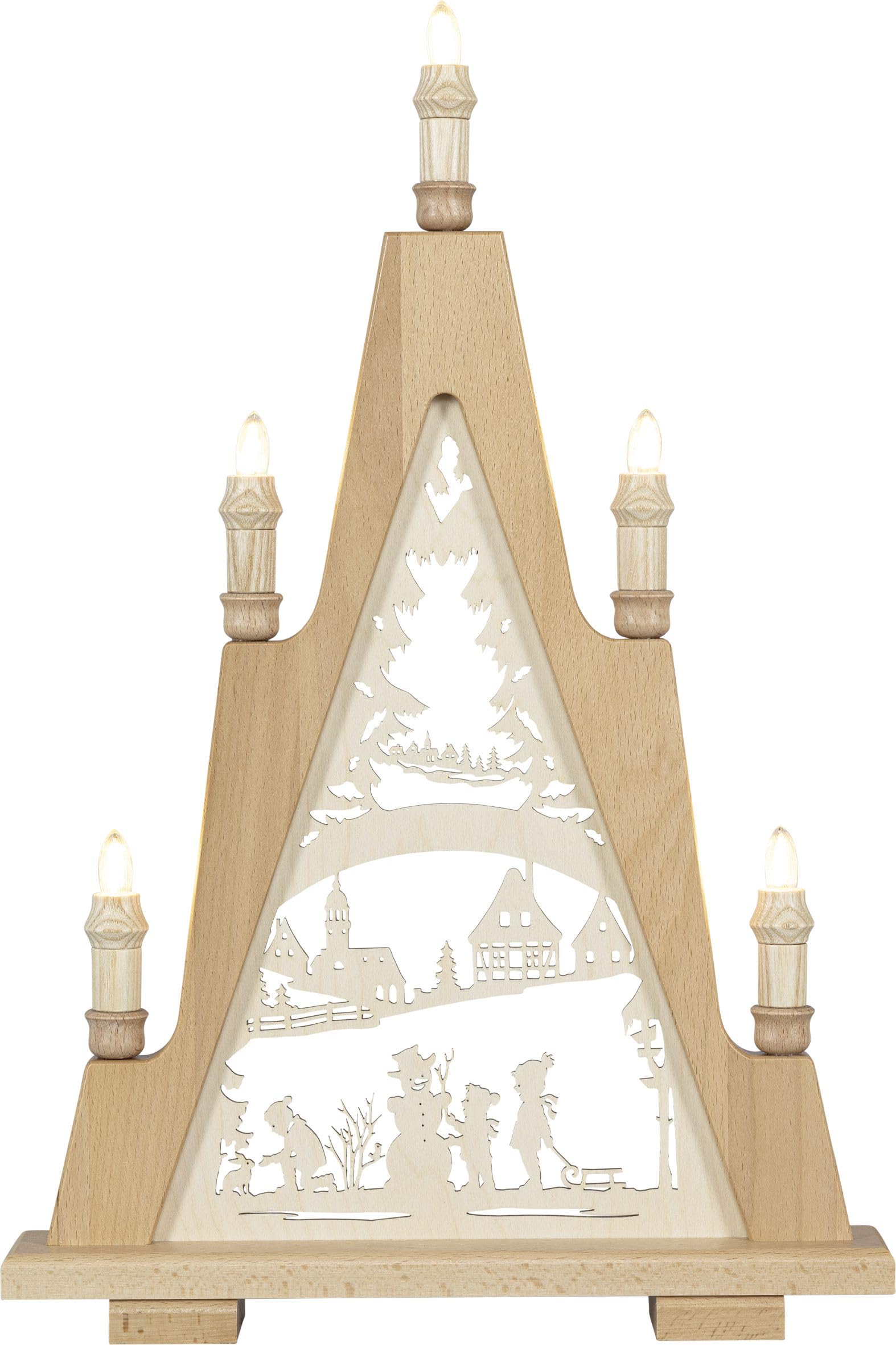 Pointe lumineuse Winterfreuden illumine vos fenêtres pour un Noël chaleureux