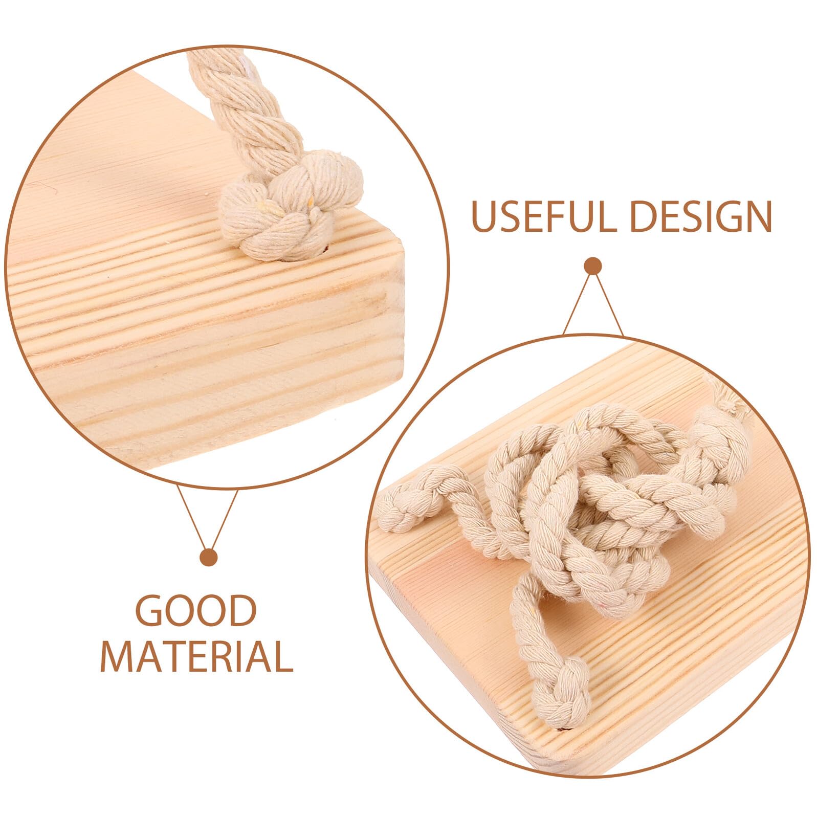 Balançoire en Bois pour Photographie Bébé Accessoire Photo Suspendu Naturel Chaise Balançoire Décorative Taille Moyenne Usage Studio et Shooting Créatif Accessoires de