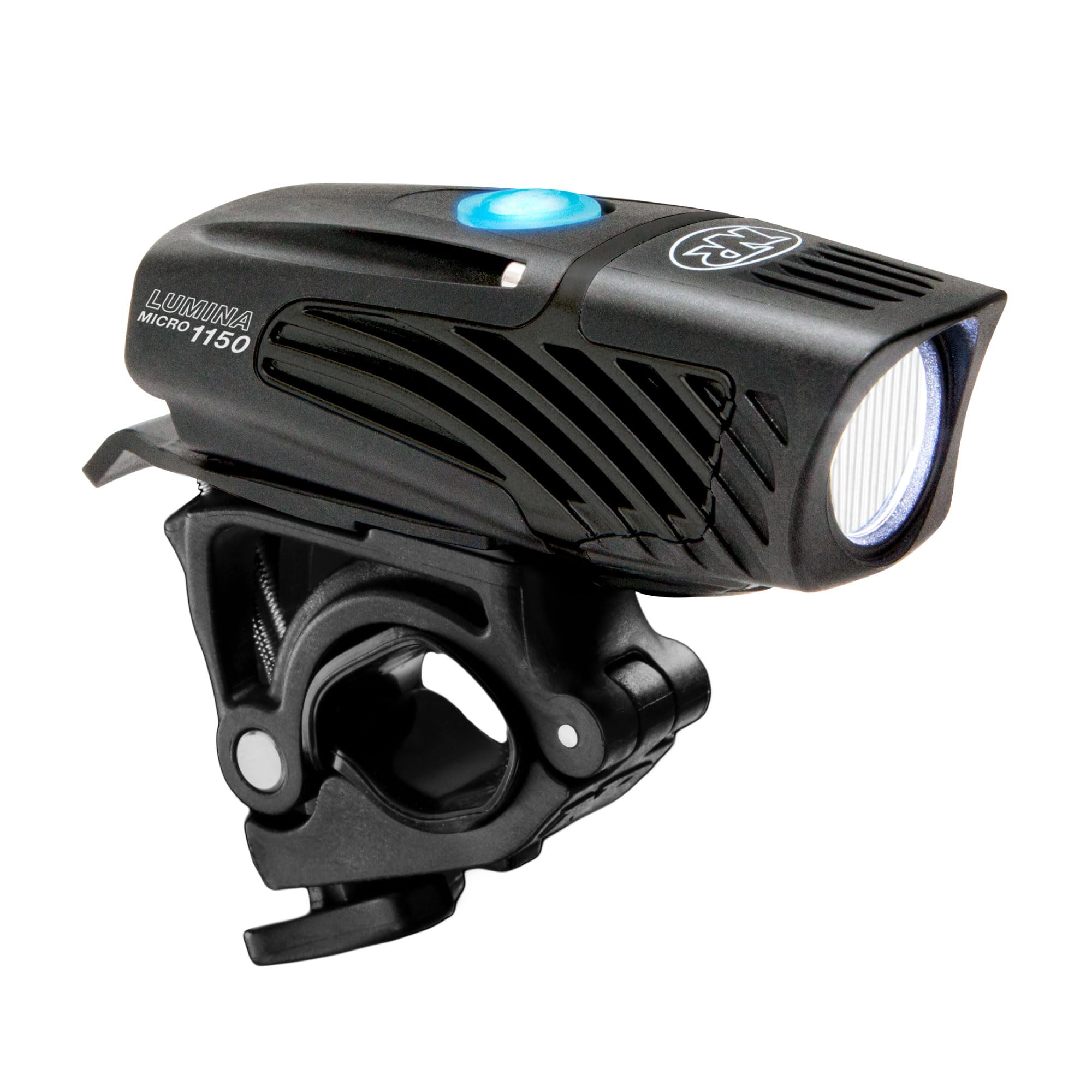 NiteRider Lumina Micro 1150 Lumen USB-C Rechargeable Front Bike Light – 5 Modes Compact LED Headlight, IP64 Waterproof for Road Cycling, Commuter,