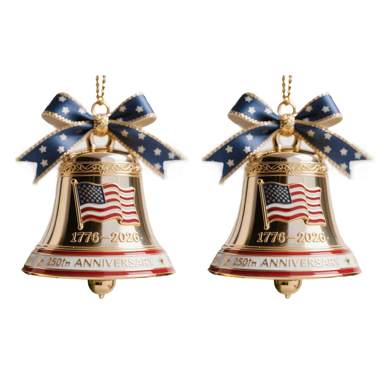 States 250th Anniversary Liberties Bells Ornament US Founding Pendant Gifts Commemorative Doorbell Commemorative Doorbell