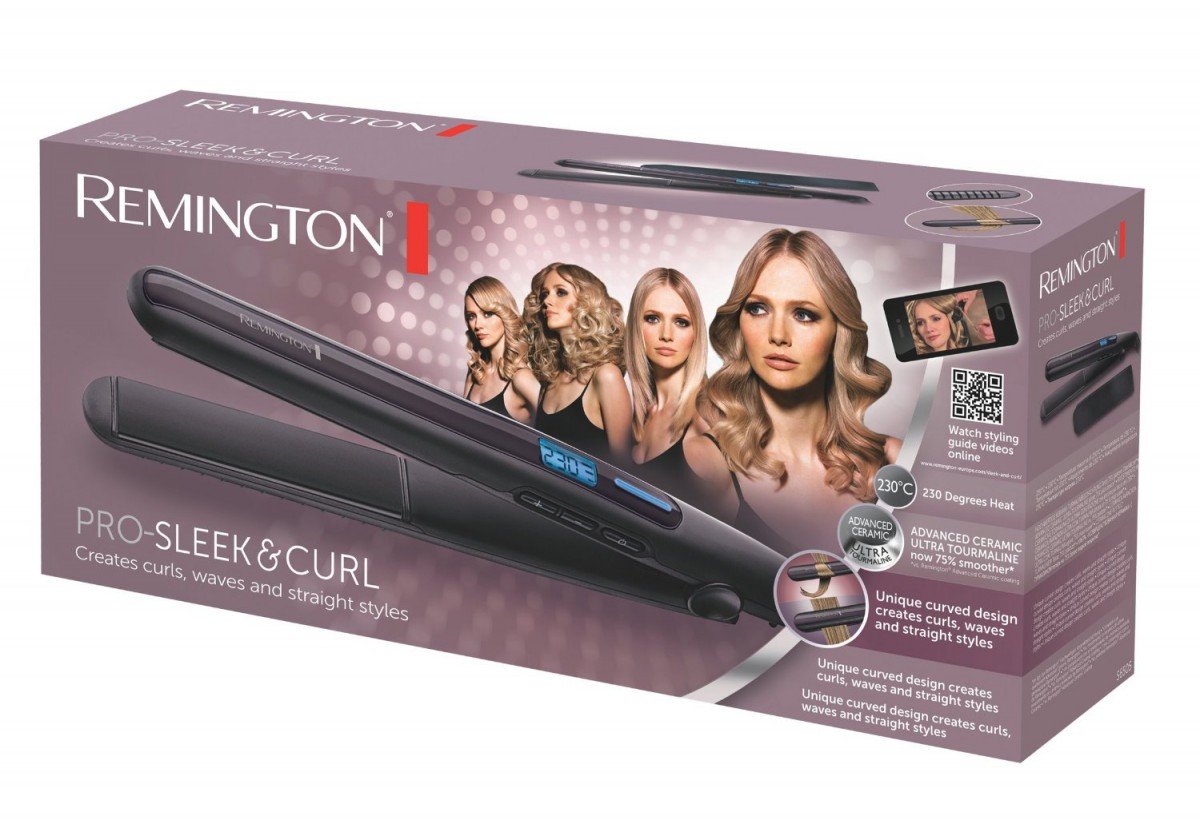 REMINGTON ストレートヘアアイロン S6505 収納ケース付き　海外対応 Amazon.co.jp: Remington S6505 PRO スリーク&カール レミントン