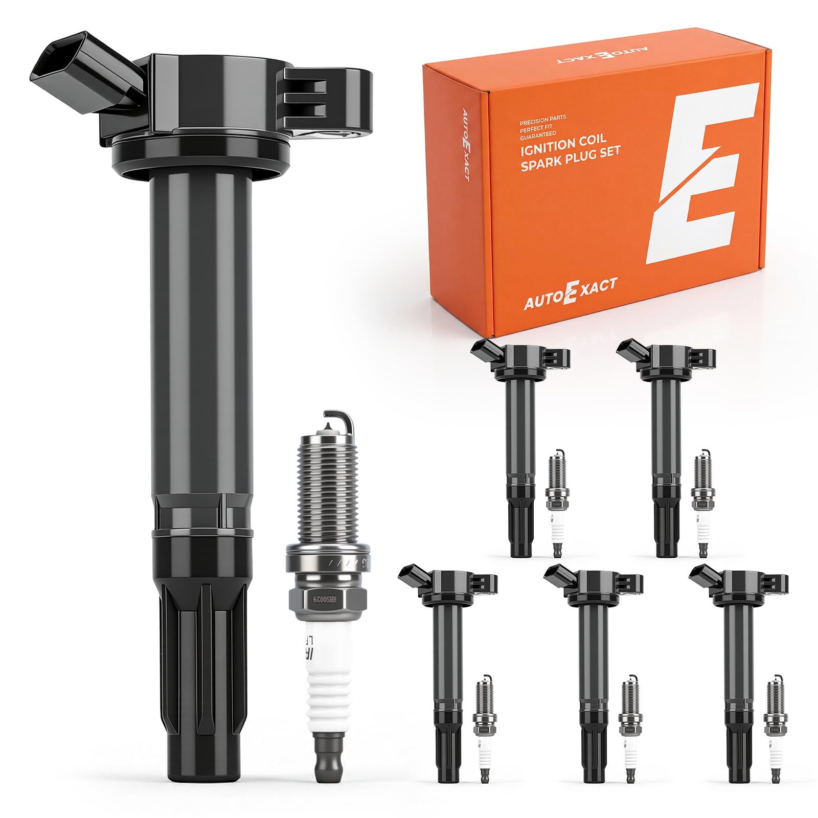 Autoexact Ignition Coil Pack and Iridium Spark Plugs Kit