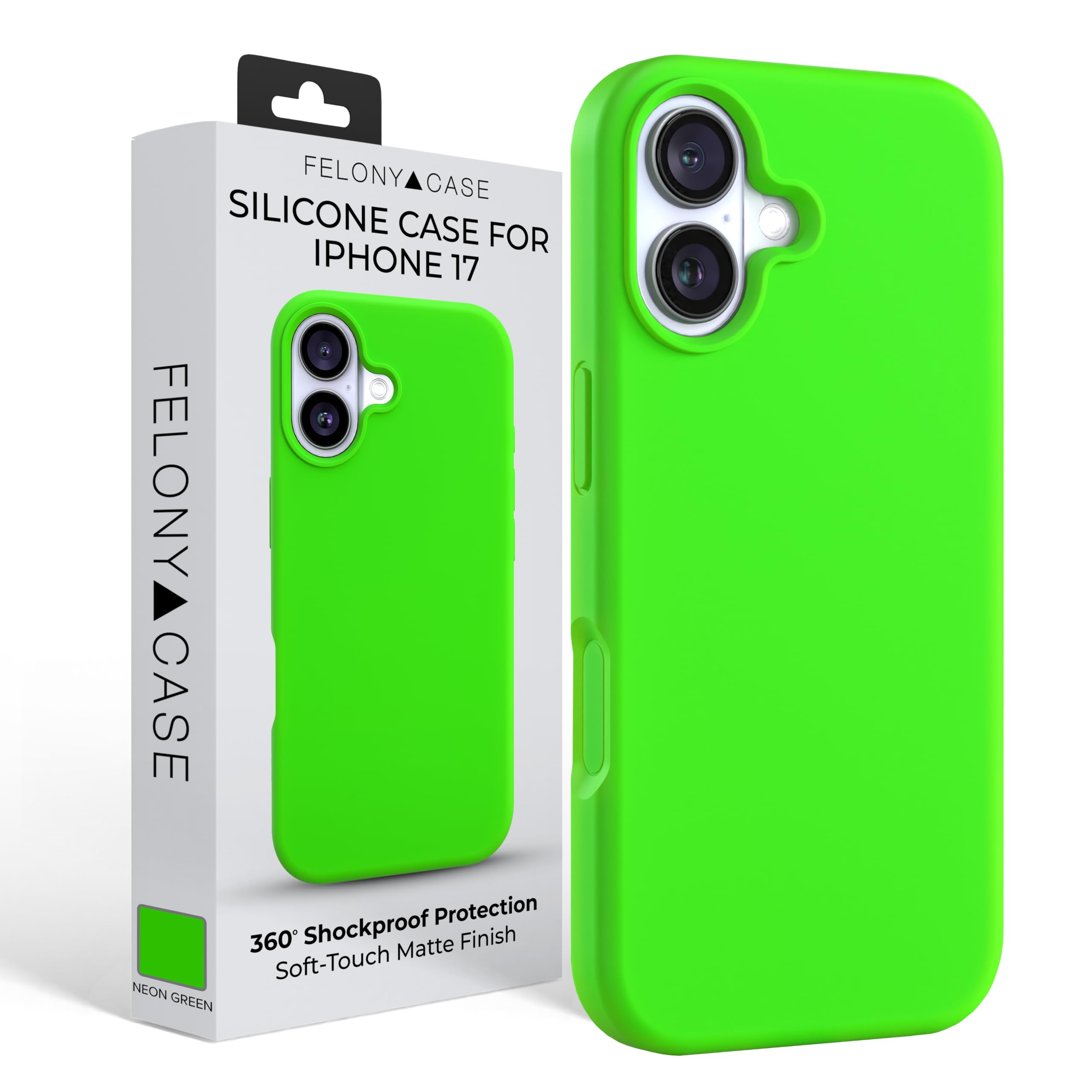 Amazon.com: FELONY CASE for iPhone 17, Shockproof Silicone