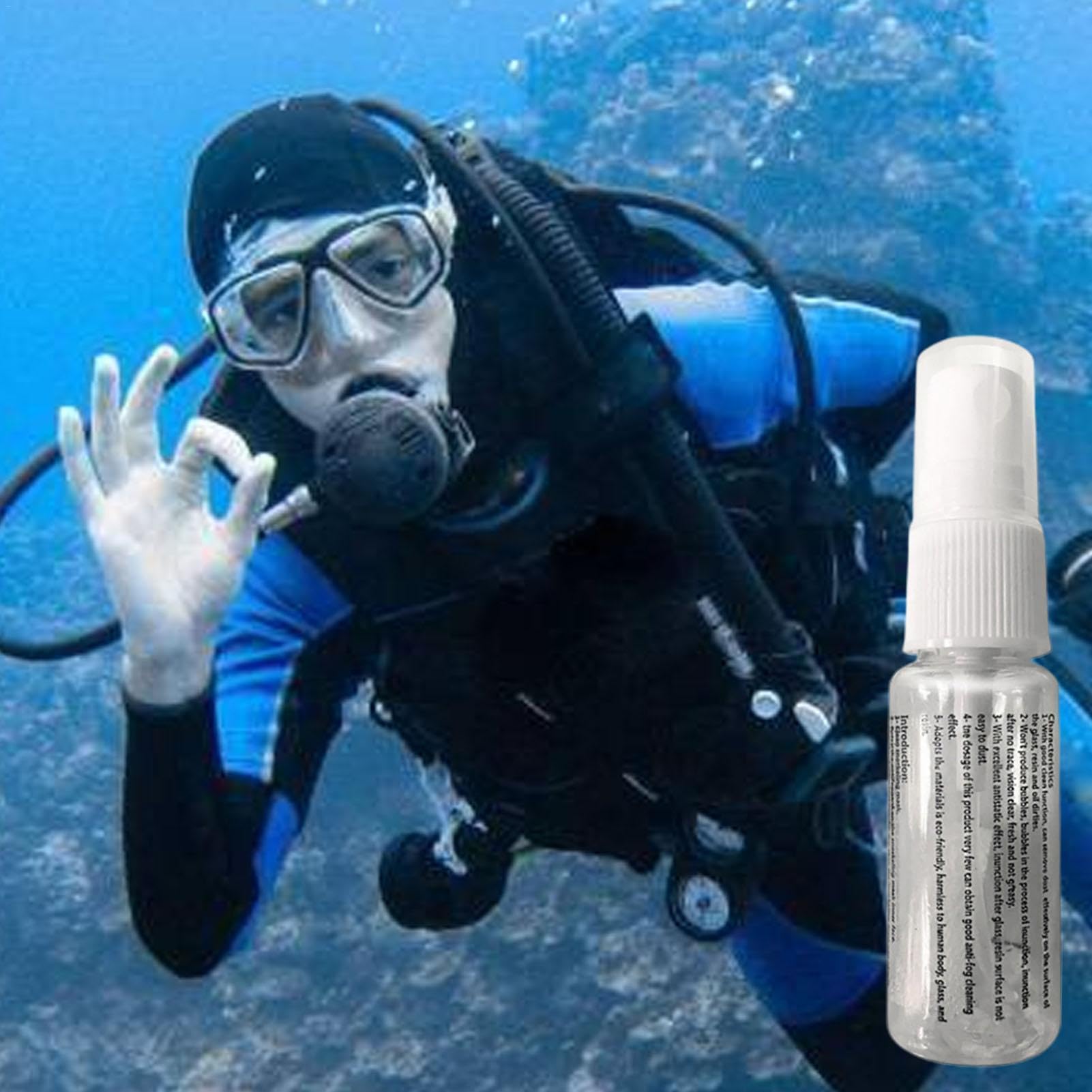 Spray antivaho para lentes, limpiador antivaho para gafas, spray antivaho para gafas, botella antivaho para gafas de natación, spray de limpieza seguro para eliminar y repeler la suciedad