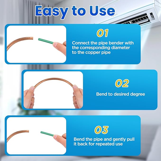 Kit Dobladora de Tubos de Cobre para Aire Acondicionado, 6 Piezas miniatura 4