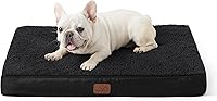 Vista 21 de Bedsure - Cama ortopédica extragrande para perros, con funda extraíble lavable, tapete de espuma con forma de huevera para jaula de mascota, apta