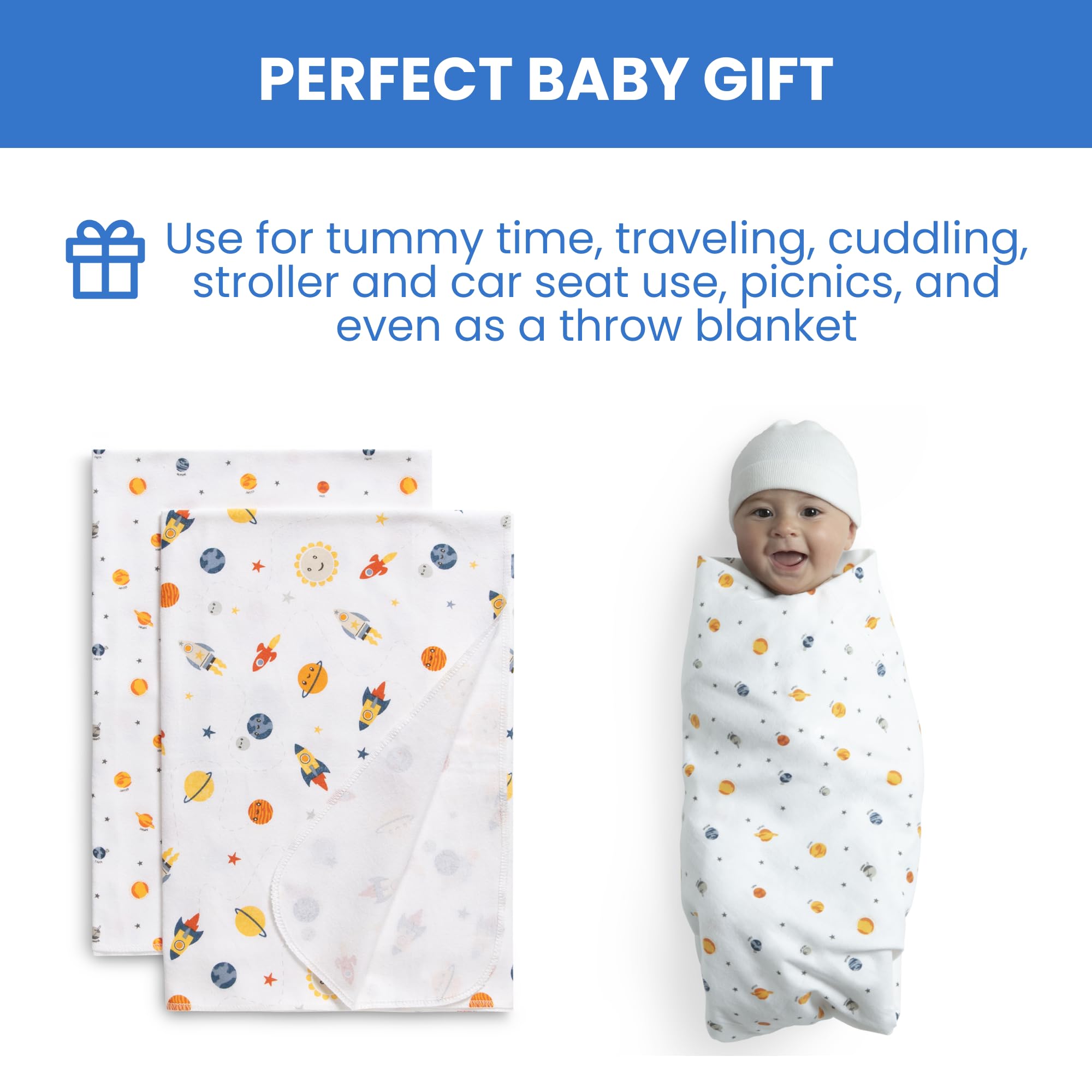 Delta Children Baby Blankets - 4 Pack Floral -26