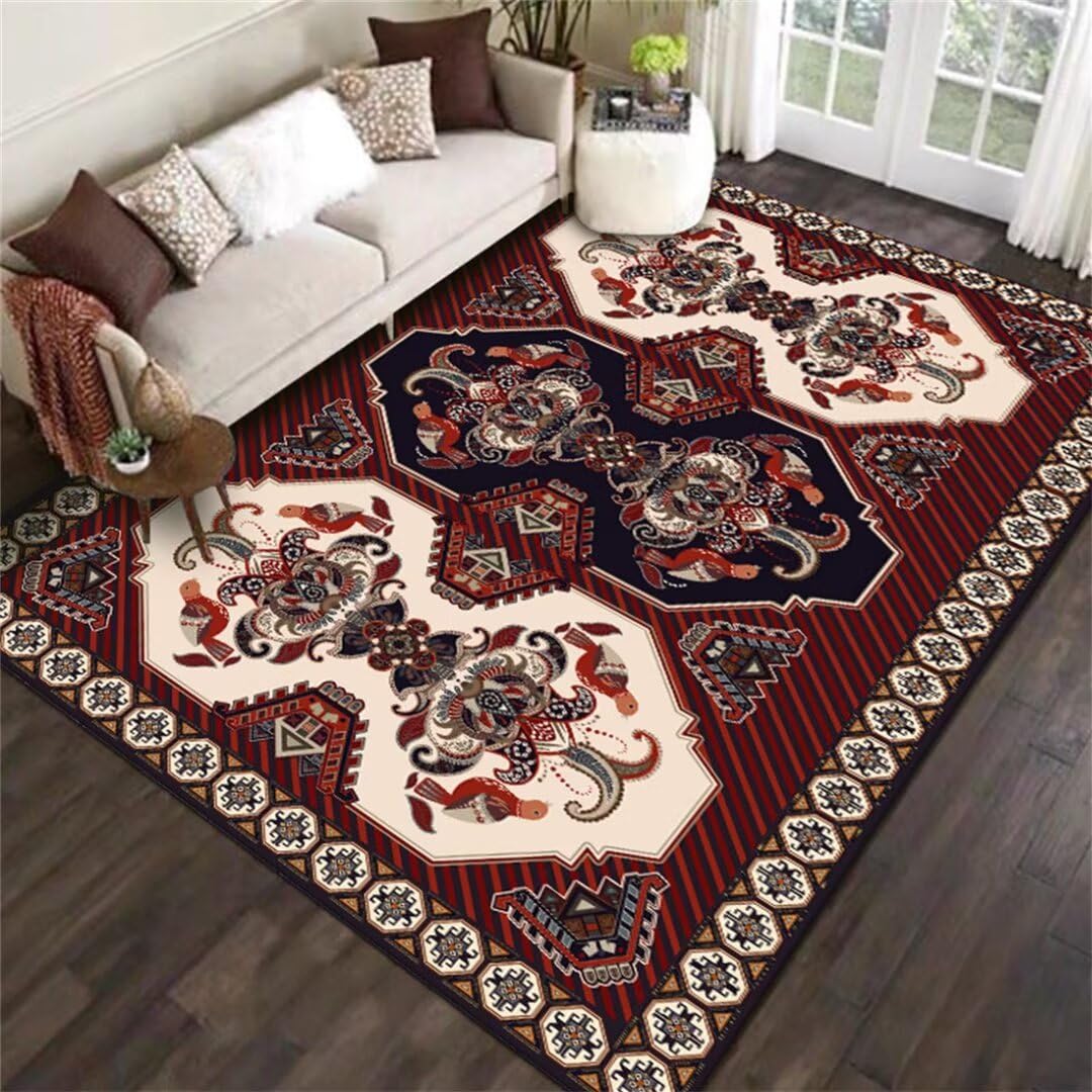 Tapis chambre fille 80x120 cm en velours cristal rétro isolant phonique