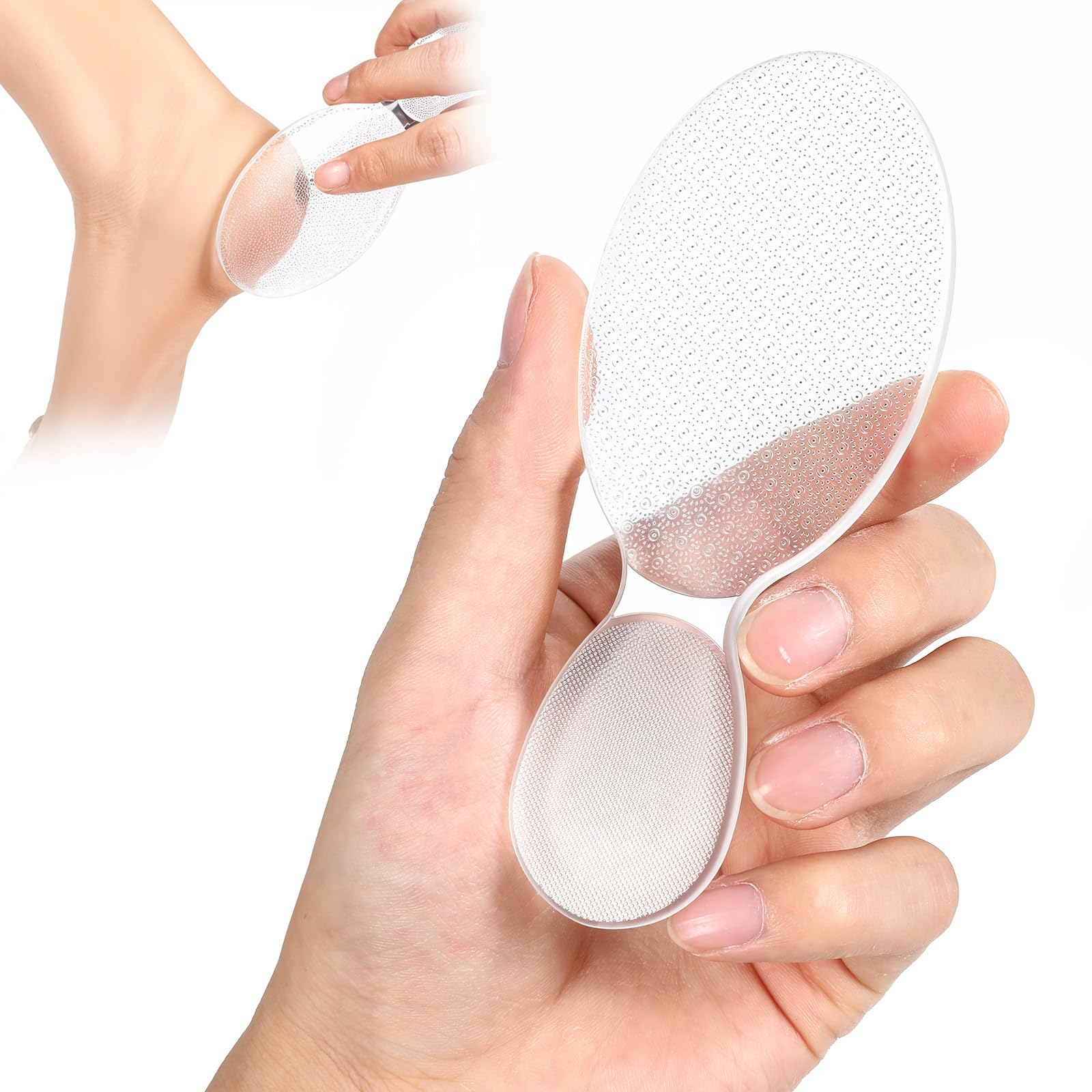 HJZHII Nano Glass Foot File, 8-Shaped Glass Foot File Callus Remover Feet Scrubber Professional Pedicure Tool Heel Dead Skin Remover Pumice Stone for