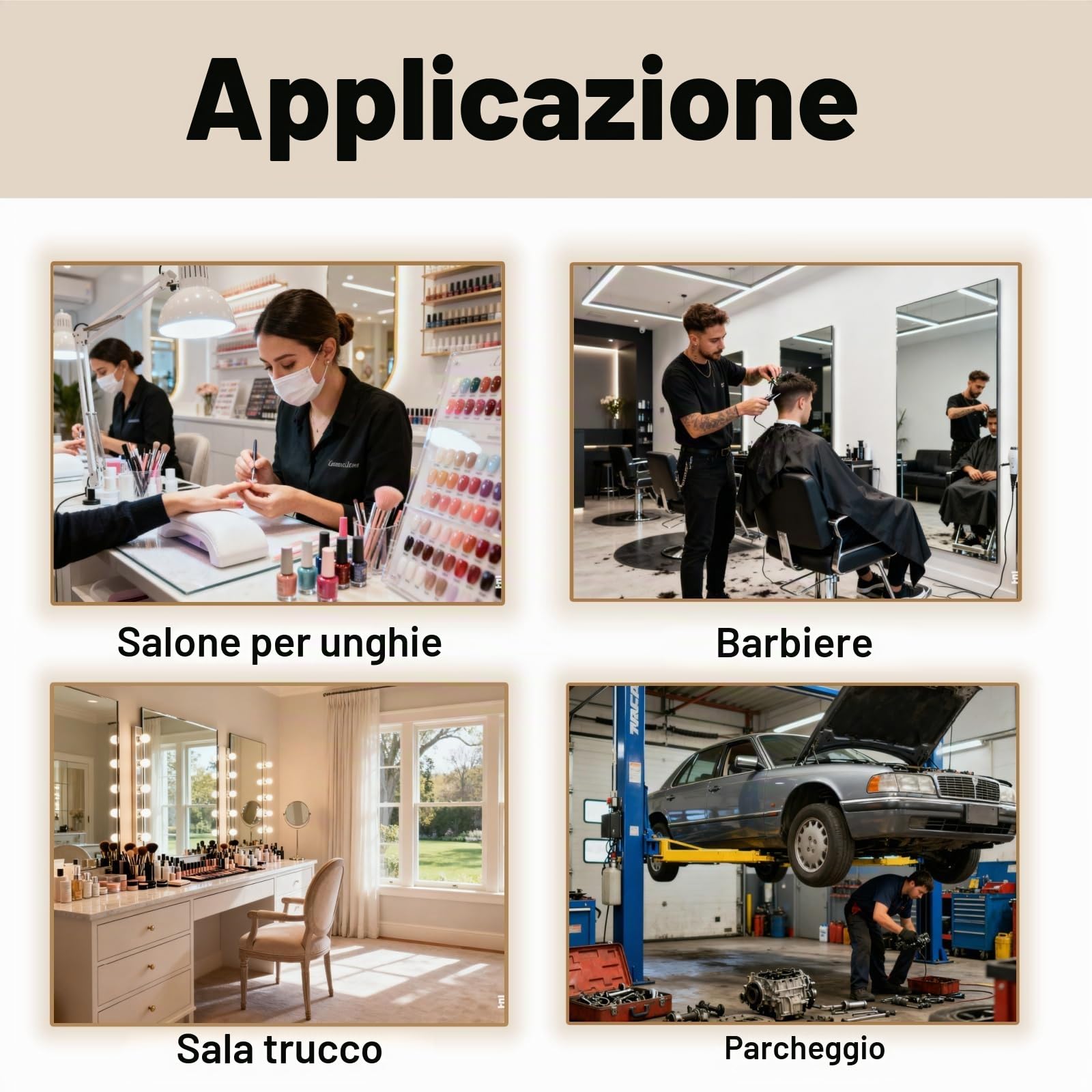Carrello per manicure con ruote, carrello da salone 53 – 77 cm, altezza regolabile con ripiani a 3 livelli, carrello per manicure per la cura della bellezza con capacità di carico di 100 kg, 31