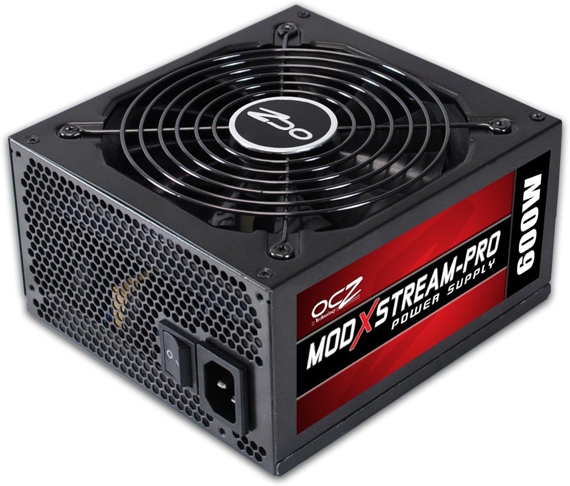 PC Power & Cooling ModXStream Pro Series 600 Watt (600W) 80+ Semi-Modular Active PFC Performance Grade ATX PC Power Supply 3 Year Warranty OCZ600MXSP
