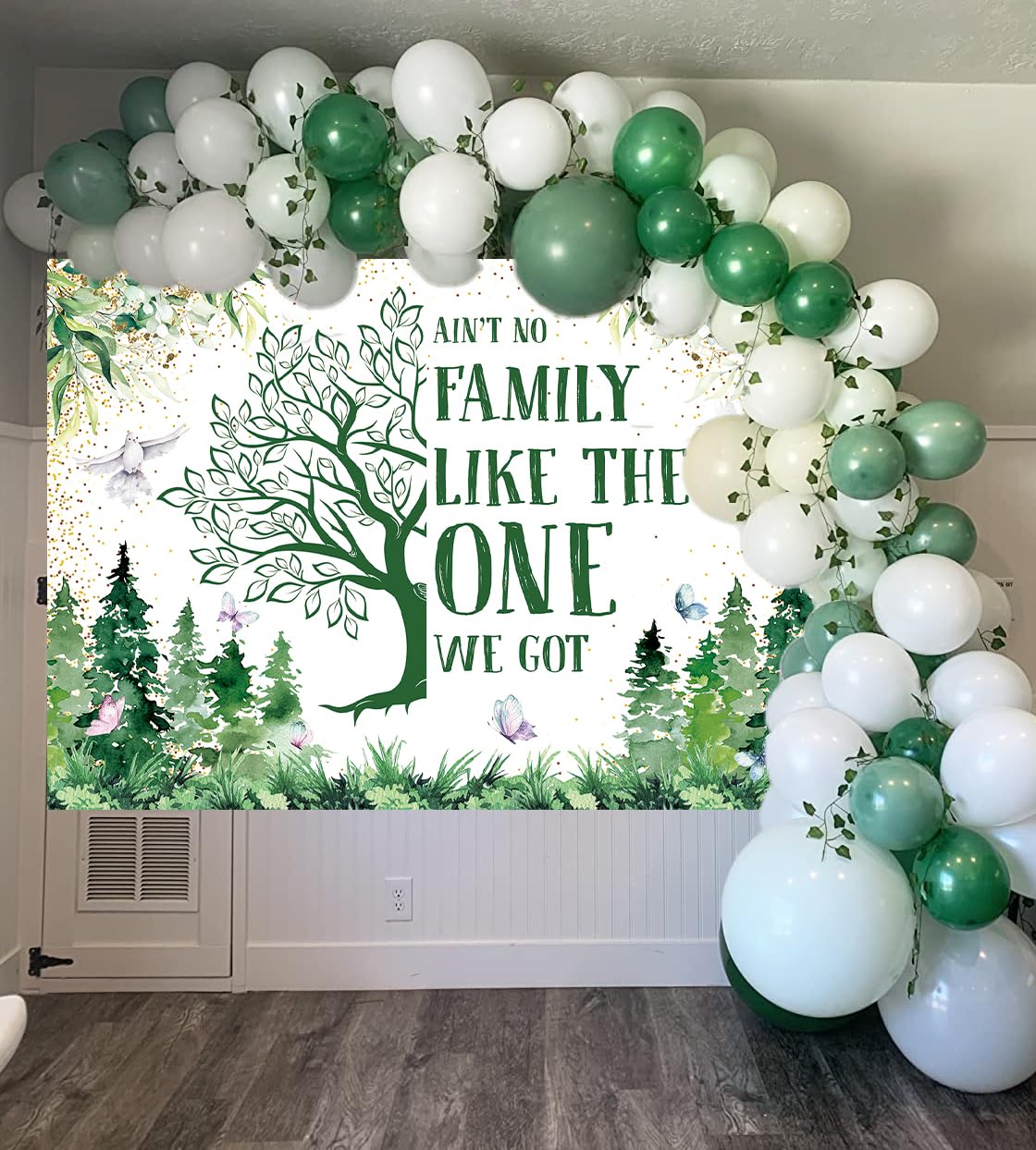 Family Reunion Backdrop Design Template