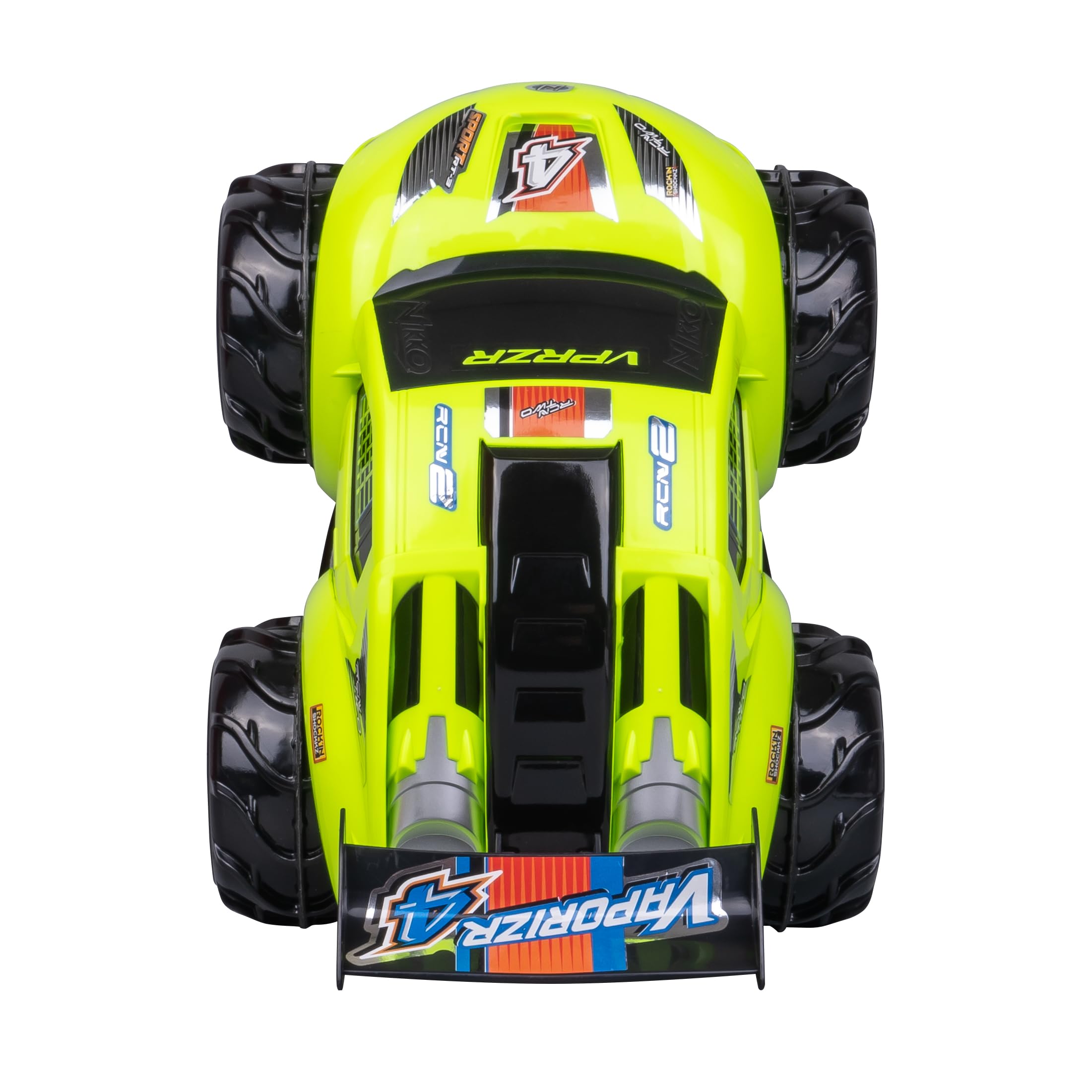 Nikko RC Auto VaporizR 4 1:12 - Amphibie Offroad, 2,4 GHz Fernbedienung, LED, wiederaufladbarer Akku, Erde/Wasser/Schnee, 9 km/h, sofort einsatzbereit - ab 6 Jahren