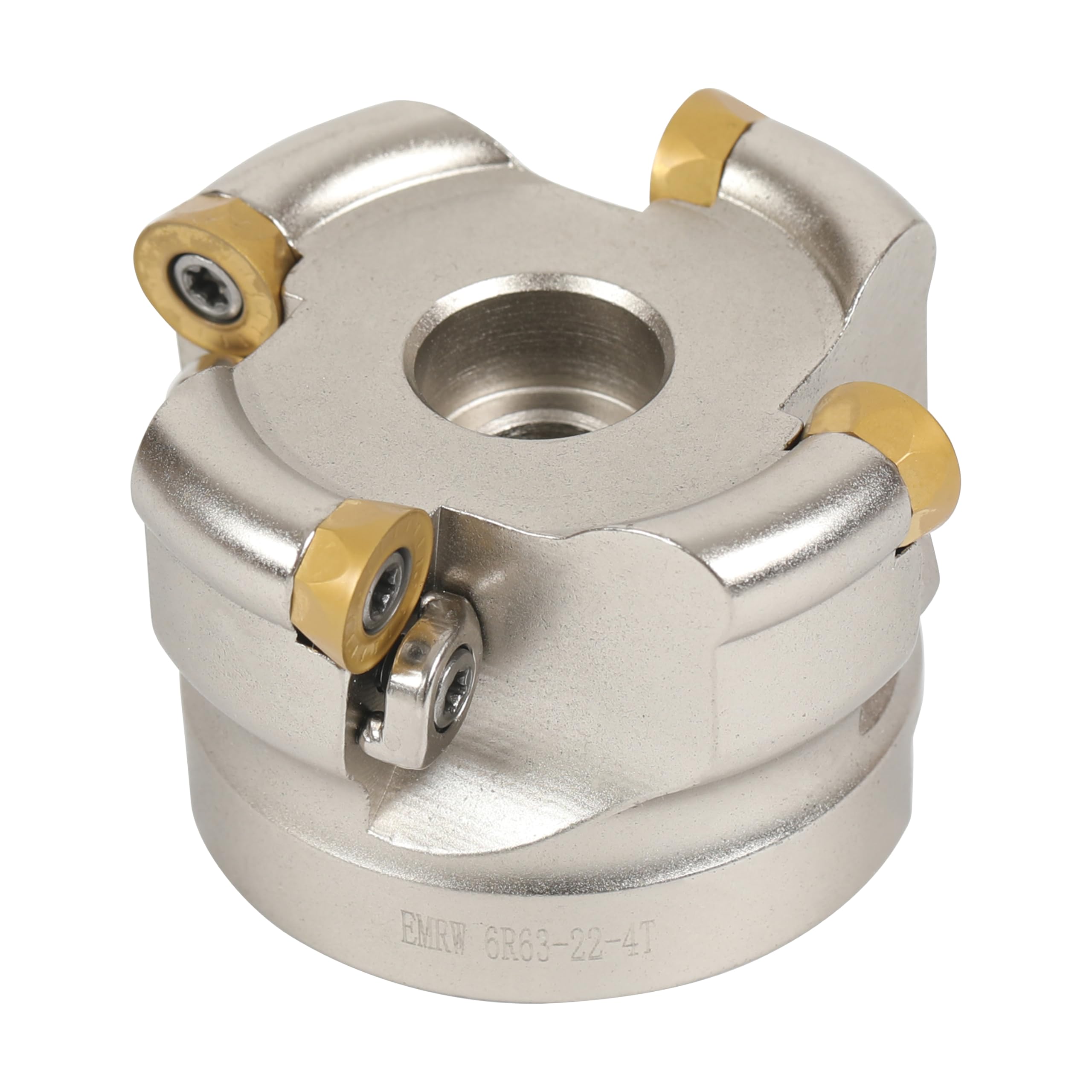 HFS(R) Face Mill Cutter Holder 63mm R8-FMB22 Shank with Cutter Inserts and Spanners for Milling — Amazon image 7