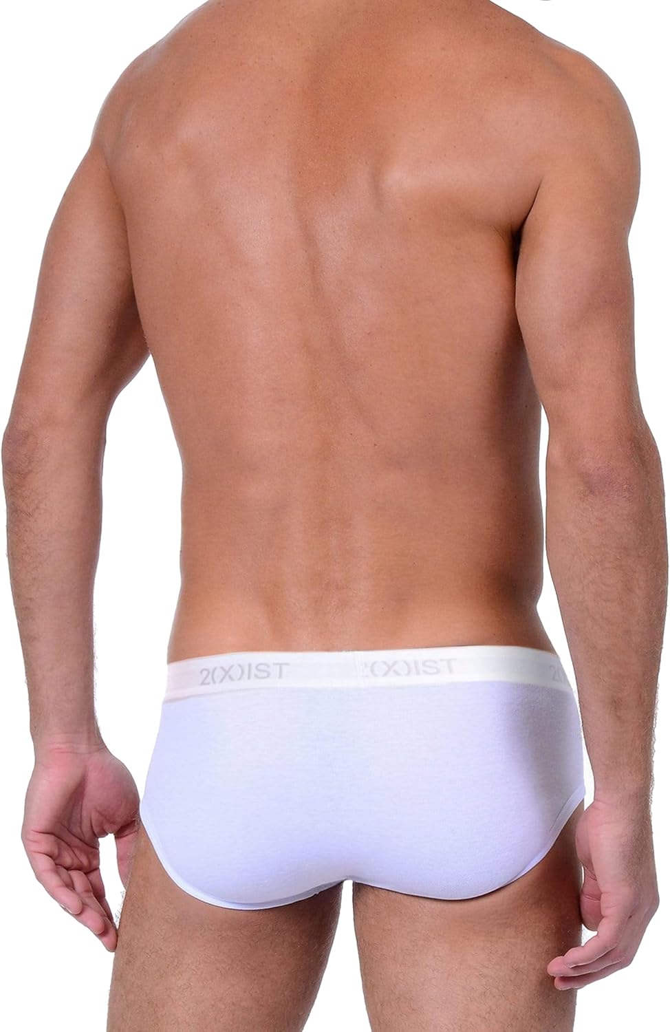 2(X)IST Men's Essential Cotton Contour Pouch Brief 3-Pack - Image 2