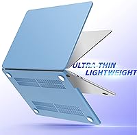 Vista 8 de IBENZER Compatible con MacBook Air 2025 2024 2023 de 15 pulgadas M4 A3241 M3 A3114 M2 A2941, carcasa rígida, cubierta de teclado, película