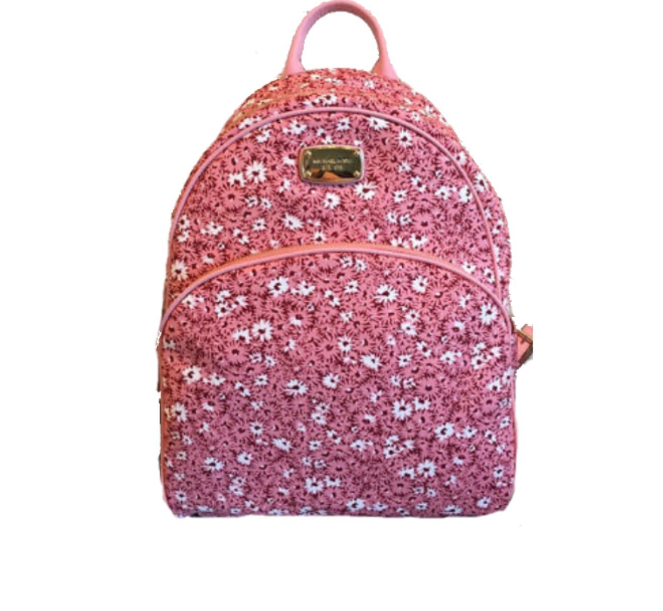 Michael Michael Kors Women Abbey Large Floral Backpack Peach  display picture 1
