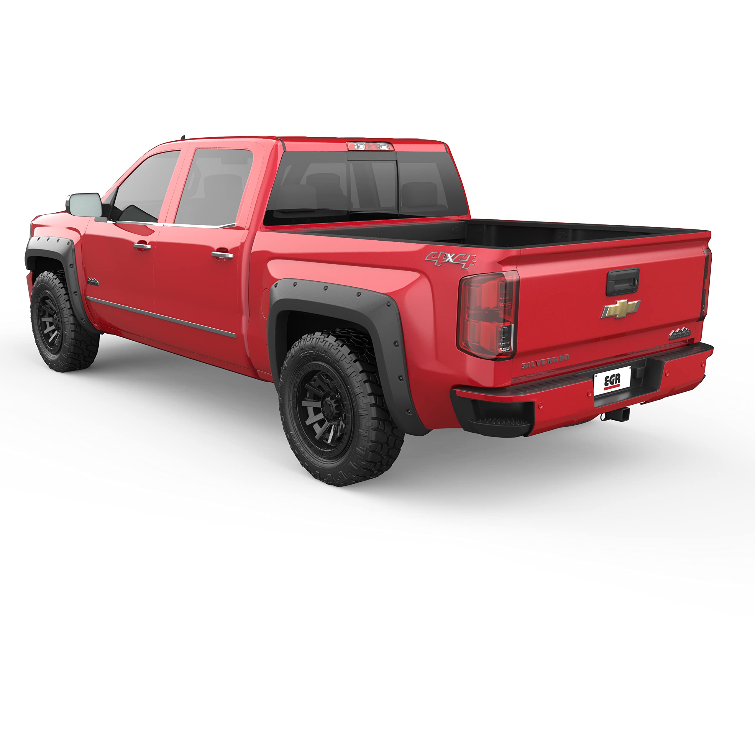 EGR BLF1008 - Baseline Series Fender Flares with Simulated Bolt-on Look - Compatible with 2014-2018 Chevrolet Silverado 1500 (with 5.8ft Bed)