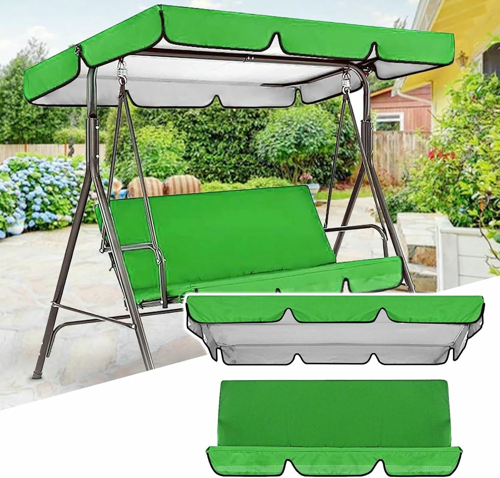 Couverture supérieure de hamac imperméable et bâche de mobilier de jardin d'extérieur