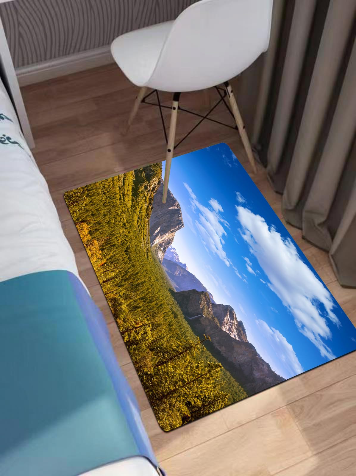 Alfombrilla de baño lavable que absorbe el agua al instante para evitar suelos mojados