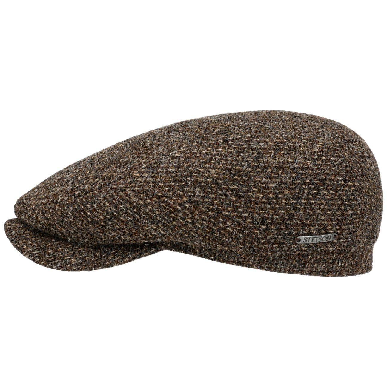 Stetson Herren Zeitungskappe Belfast Tweed Flat Cap By Stet