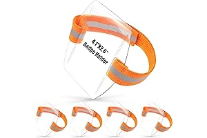 20 Pieces ID Armband Badge Holder for Work Pass