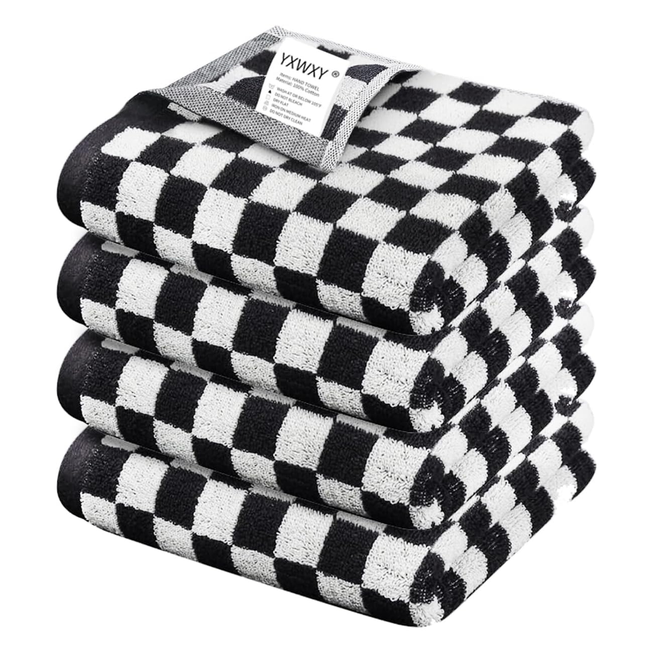 Amazon.com: YXWXY Cotton Hand Towels for Bathroom 4 Pack, Soft
