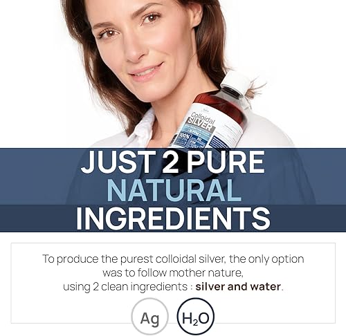 Miniatura 4 de Líquido de plata coloidal 8 fl oz 10 PPM - Agua de plata hidrosol bioactiva - Solución de suplemento nano solar natural de apoyo inmunológico -