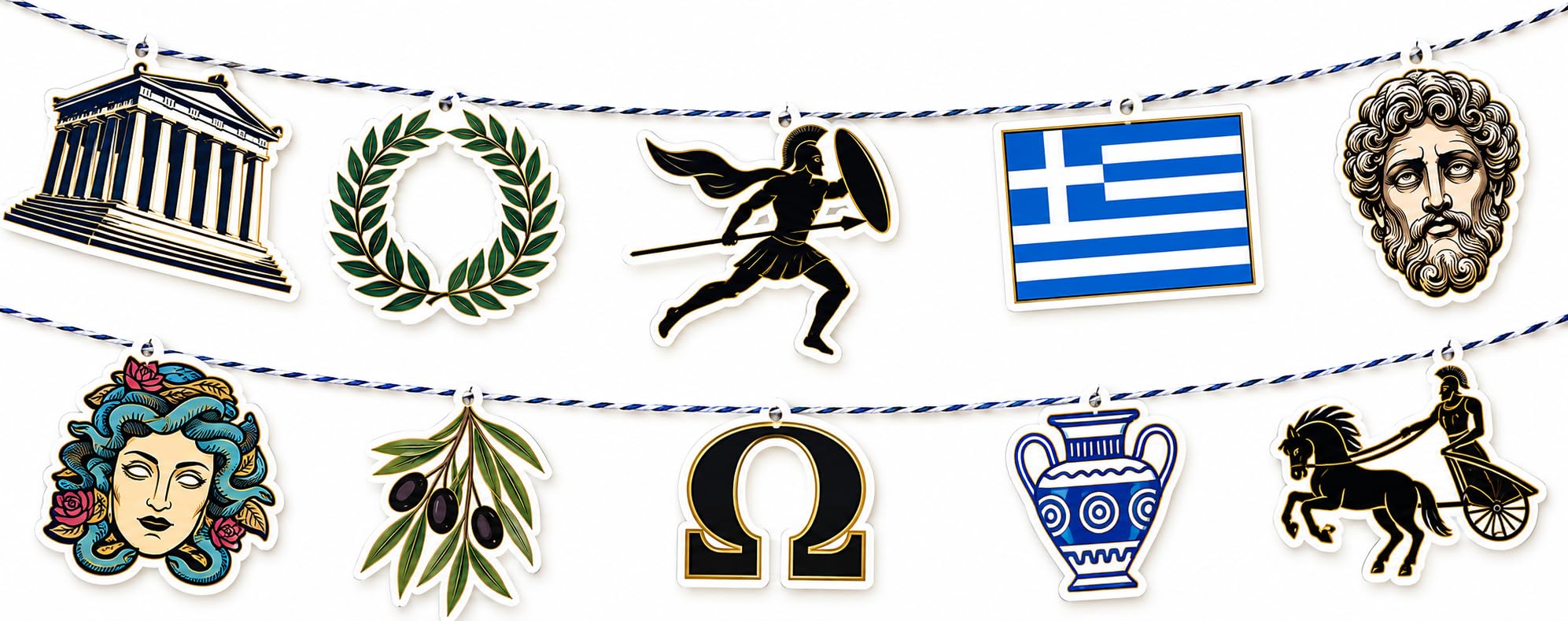 Ancient Greek Mythology Bunting Party Decoration