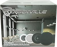 Vista 7 de Rockville Amplificador de fuente múltiple de matriz de 4 zonas+20 altavoces de techo blancos de 8 "70v