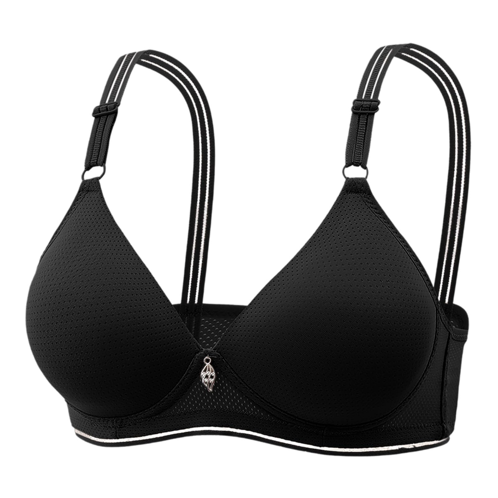 V Neck Wireless Bras for Women No Underwire Lightly Lift Womens Bras Soft Comfort Seamless Bralettes