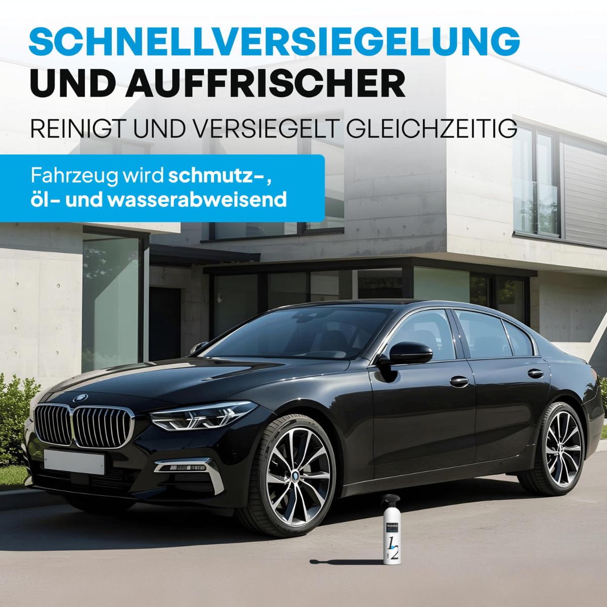 Nanotol 2in1 Auto Cleaner & Protector – Reinigung und Nano Versiegelung für Lack, Glas & Kunststoff, Scheibenversiegelung Auto – 2+1 Gratis, 3 x 1000 ml