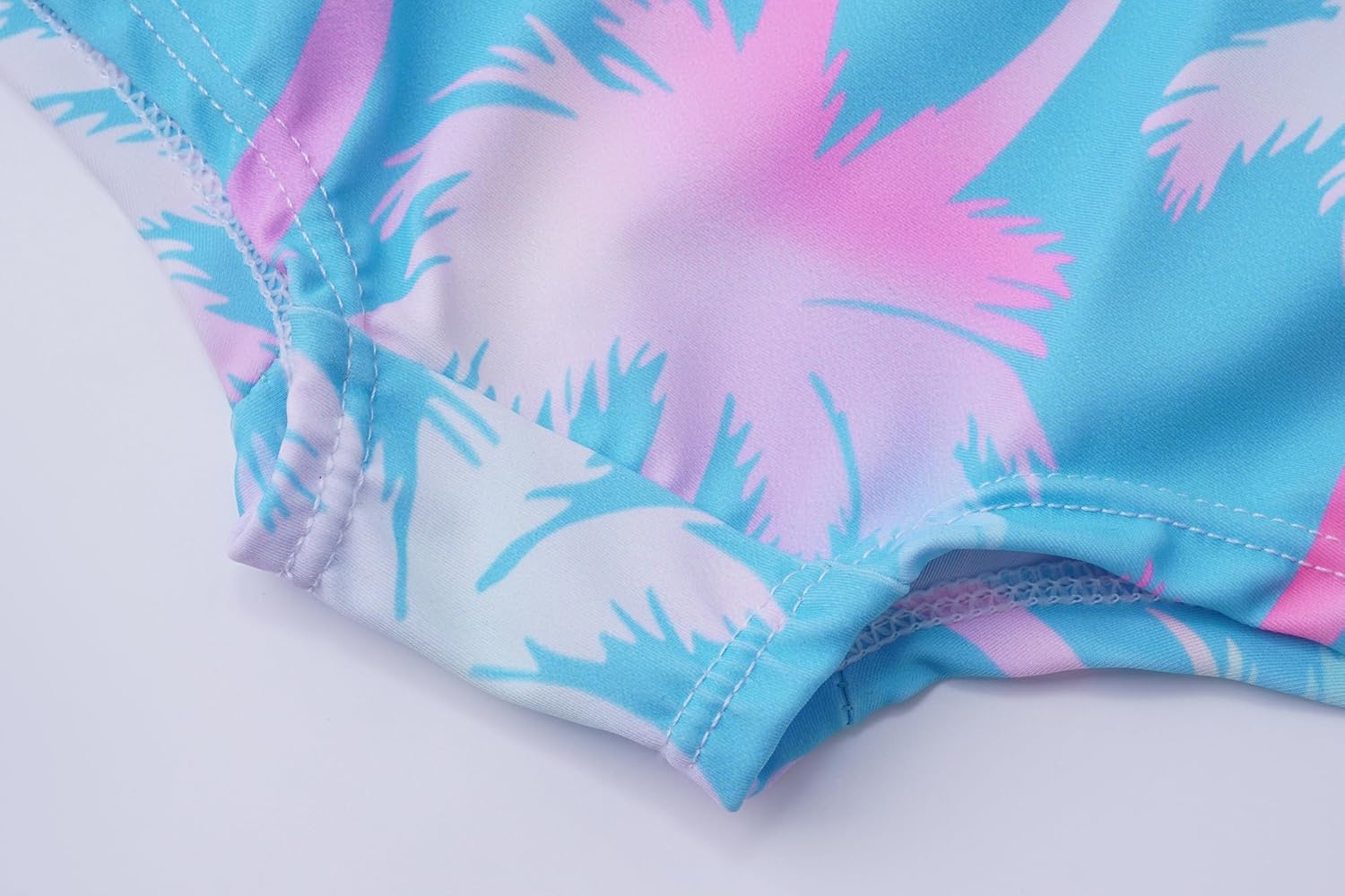 Girls One Piece Unicorn Swimsuit Mermaid Swimwear Rainbow Bathing Suit - Image 6