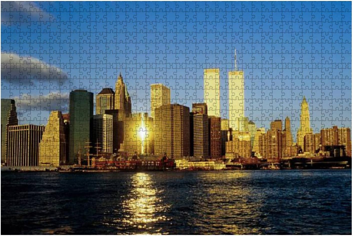Jigsaw Puzzles 1000 Pieces for Adults Kids Twin towers