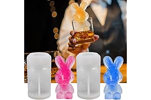 Rabbit Ice Molds 2 Pack: Create Enchanting Easter Festivities with Fun-Shaped Ice Treats
