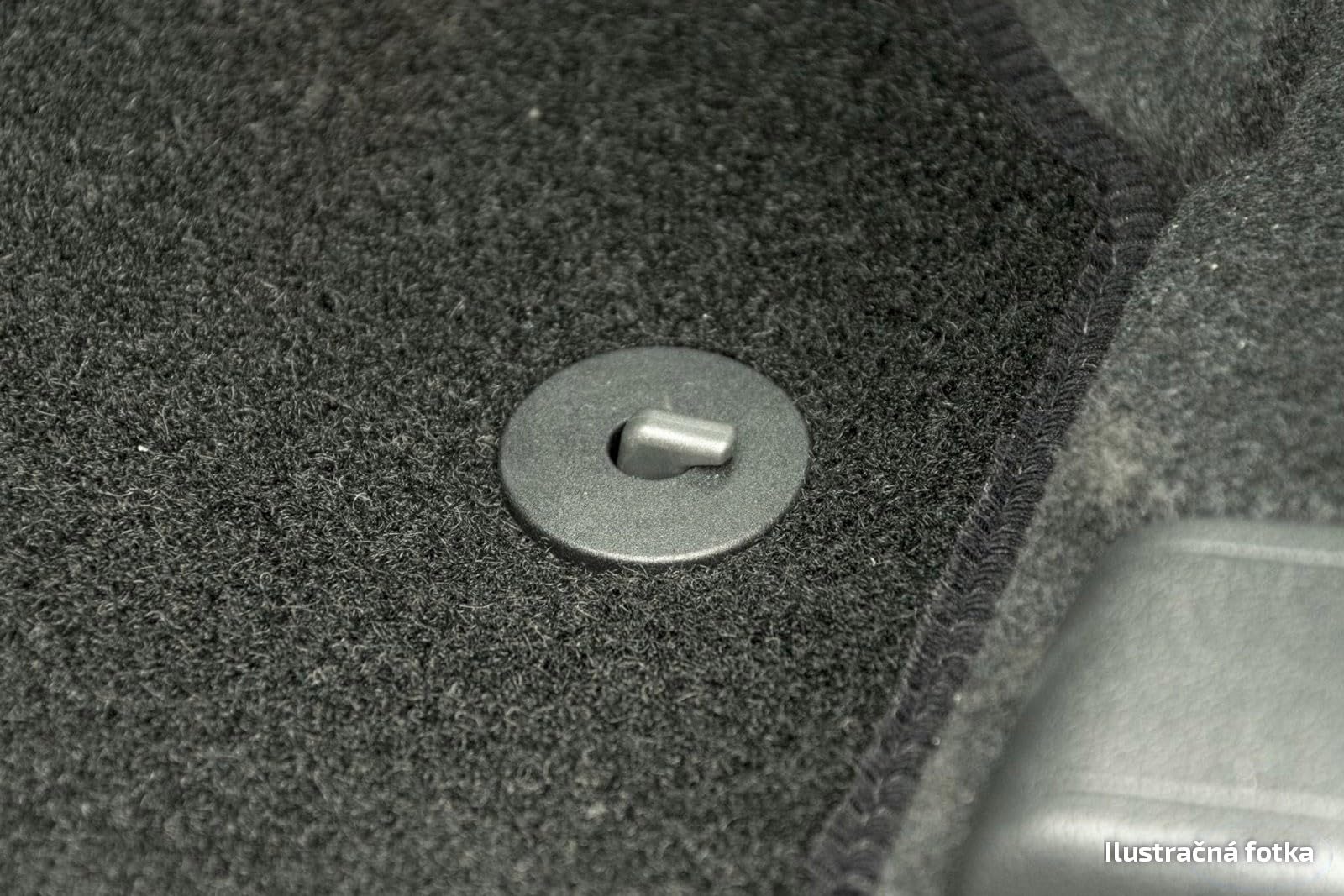 J&J AUTOMOTIVE | Alfombrillas de Terciopelo para Coche aptas para Swift 2005 – 2010, Ajuste Exacto, Antideslizante Redondo y Reforzado en la Zona del Pedal