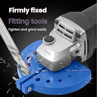 Drill Bit Sharpener - Right Angle Drill Attachment, Multi-Specification Drill Bit Grinding Attachment, Electric Drill Bit Grinder Tool, Black