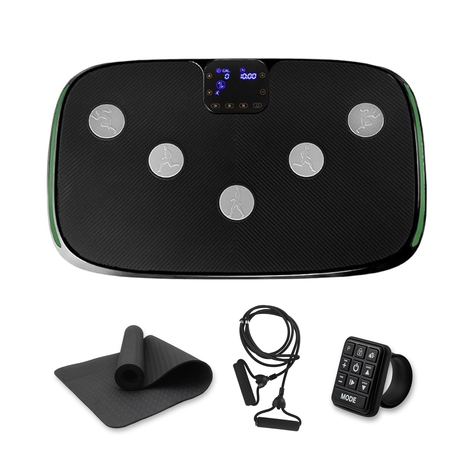 LifePro Rumblex 4D Vibration Plate Exercise Machine - Triple Motor Oscillation, Linear, Pulsation + 3D/4D Vibration Platform - Whole Body Viberation Machine for Home, Weight Loss & Shaping. (Black)