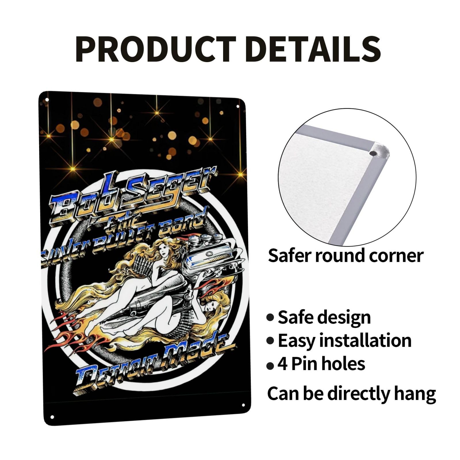 Amazon.co.jp: LNGBIFVB ボブ グレートアーティスト Seger メタル 
