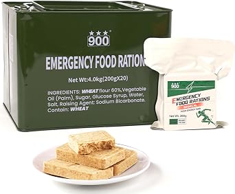 Emergency Food, Original Flavor, Hard Tack, MRE Meal, 2025, 15-Day Supply, Emergency Food, Survival Food, Bar, Disaster Supplies, Can Included, Long-Term Storage