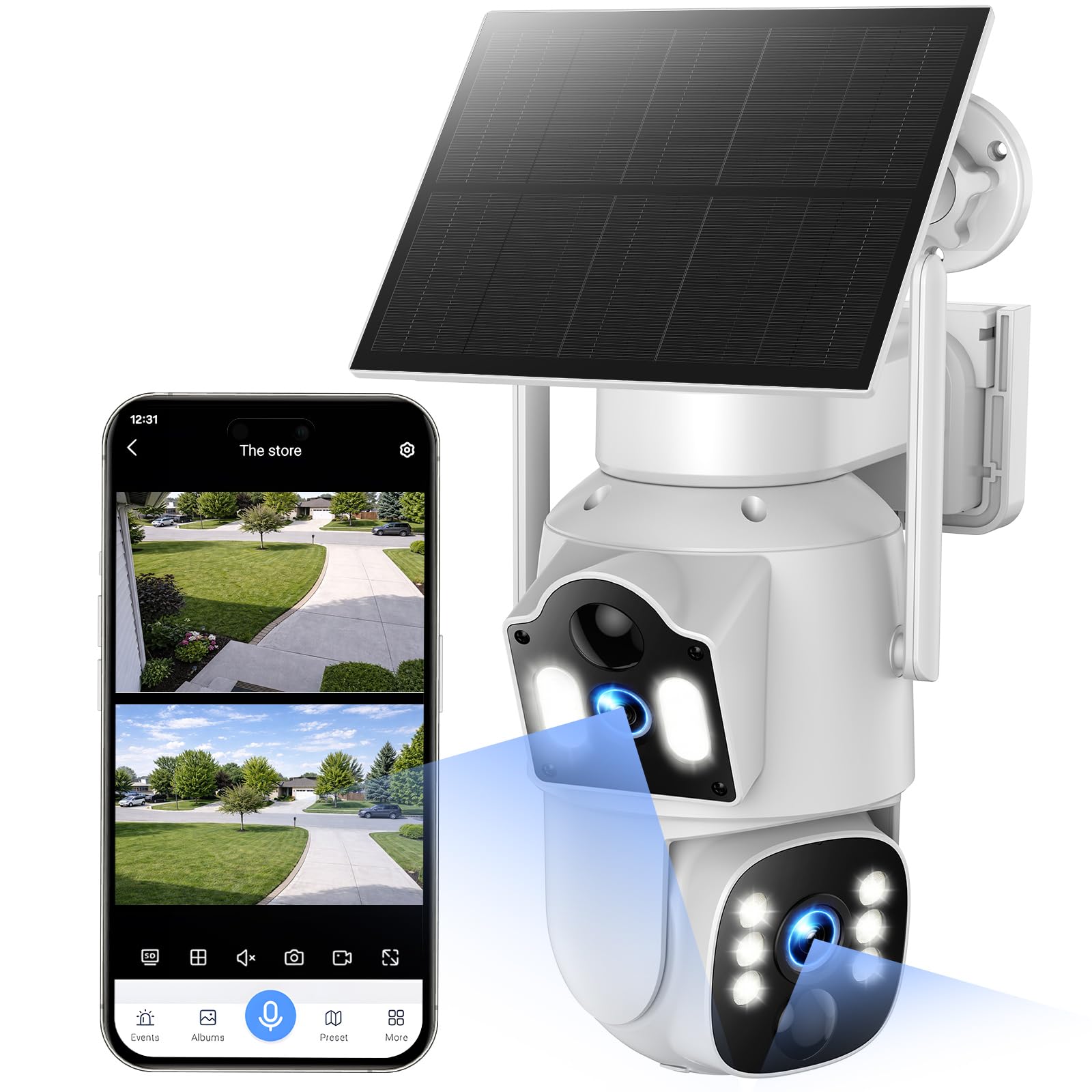 CAMCAMP 4G LTE Cellular Security Camera