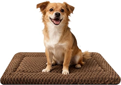 Tapete de Cama para Perro, Reversible y Ultra Suave, Almohadilla de Perrera - Lavable a Máquina, Cama para Mascotas para Perros y Gatos - Forro de