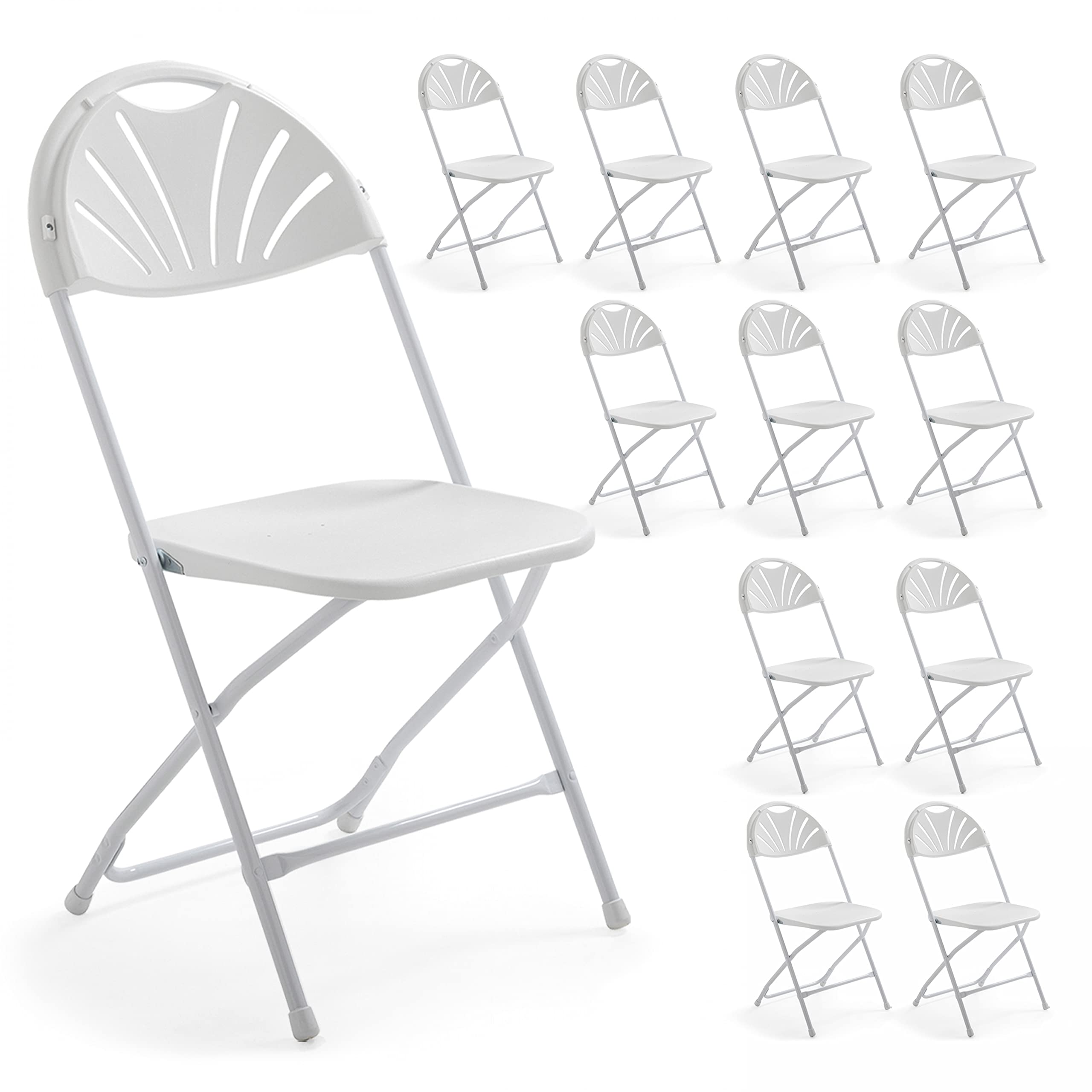 12 chaises Pliantes de réception ajourées