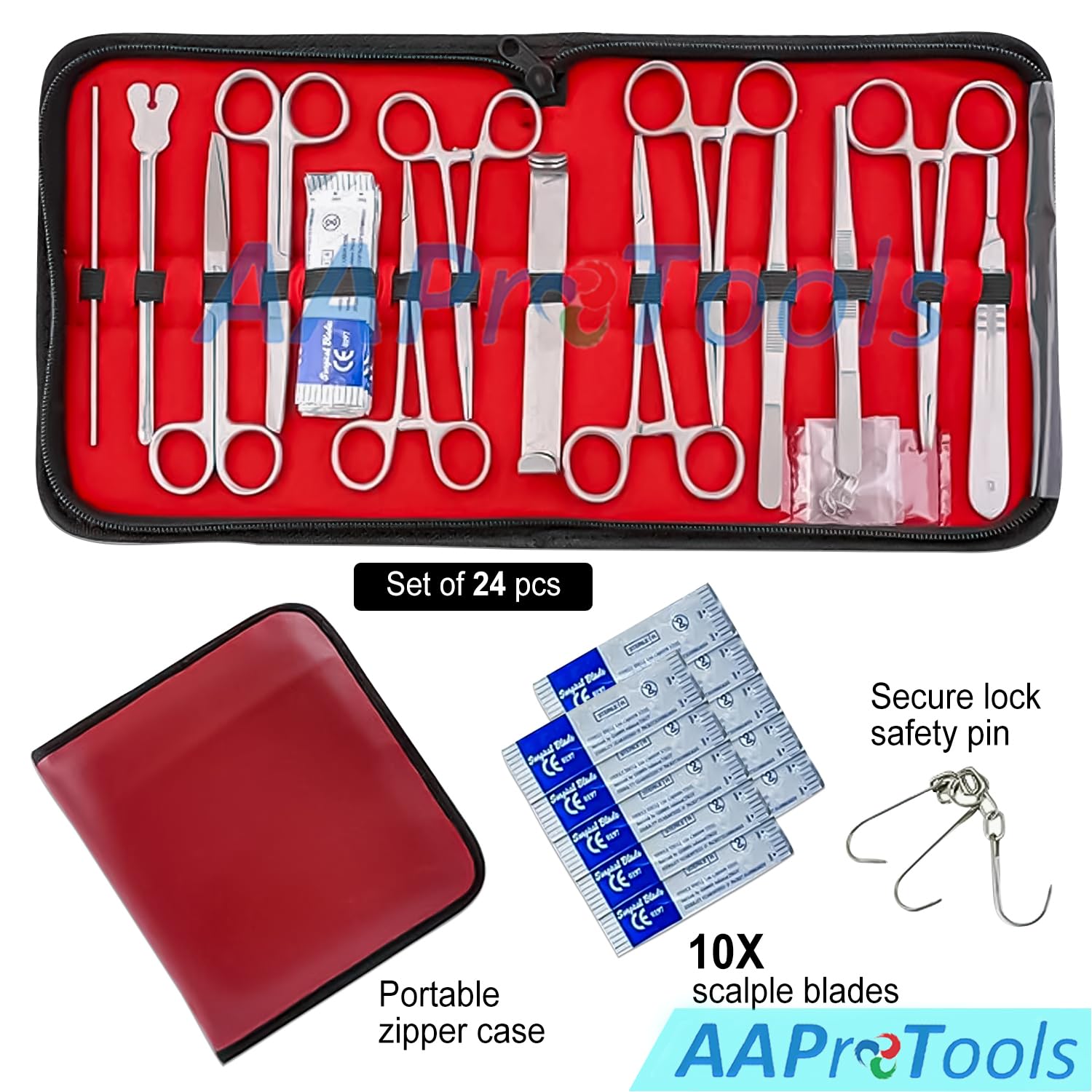 24 PIECES US MILITARY FIELD STYLE INSTRUMENT KIT A+ QUALITY — Amazon image 2