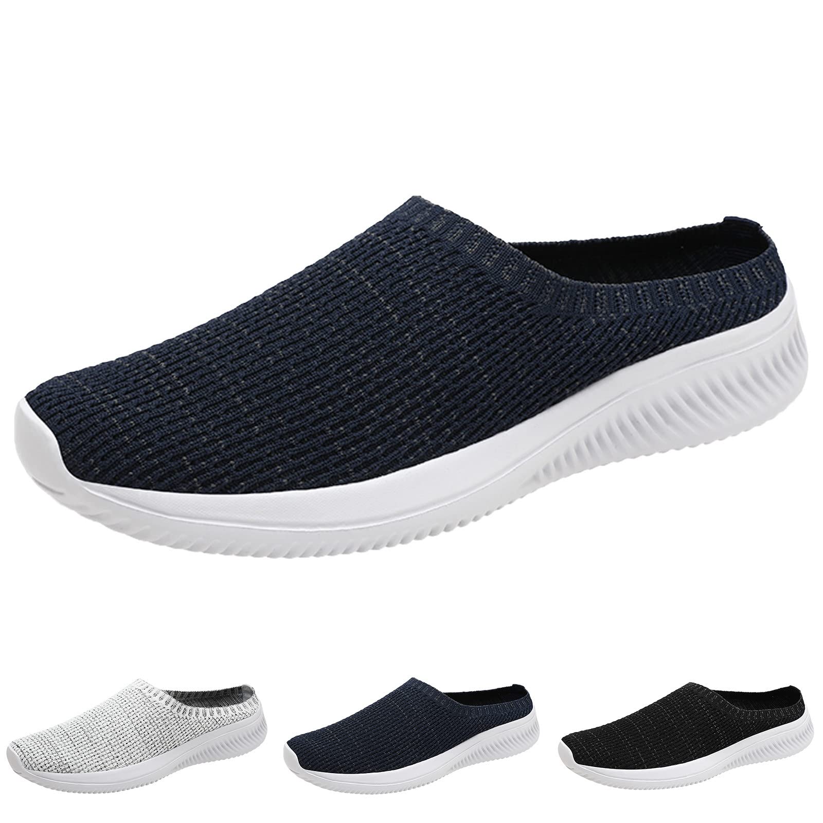 Zapatos deportivos para hombre, diseño de verano, de malla sólida, transpirables, cómodos y ligeros