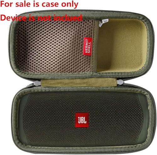 Miniatura 2 de Hermitshell Funda rígida de viaje compatible con JBL FLIP 5  JBL FLIP 6 Altavoz Bluetooth portátil impermeable (verde)
